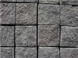 Split Face Lava Stone Cobble, Black Basalt Cobbles