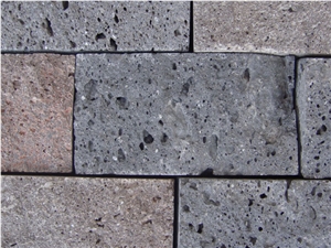 Split Multicolor Basalt Tiles, Lava Stone