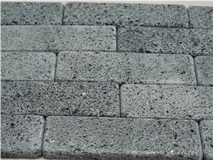 Tumbled Volcanic Lava Stone Brick Tiles