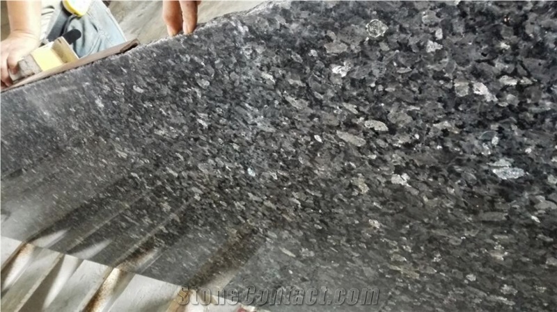 Polished Silver Pearl Granite Stone Tiles Slab