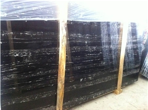 Silver Dragon Black Marble Slabs and Tiles