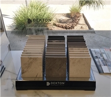 Acrylic Counter Stand Rack 4 Quartz,Marble,Granite