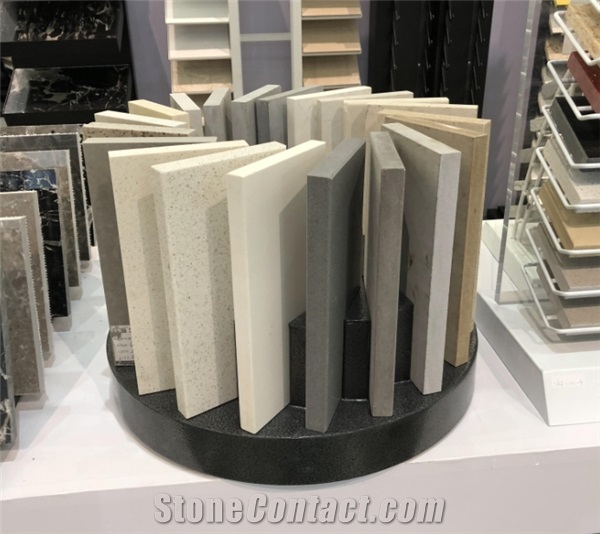 Hot Rotary Display Counter Stand For Stone Sample