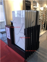 Slab Pull Out Display Stand Rack For Showroom