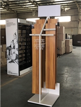Timber Display, Hardwood Sample Floor Display Rack