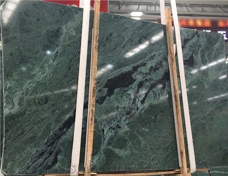 Taiwan Empress Green Medium Marble Slabs And Tiles For Floor