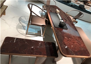 Red Marble Rosso Levanto Super Thin Marble Tiles