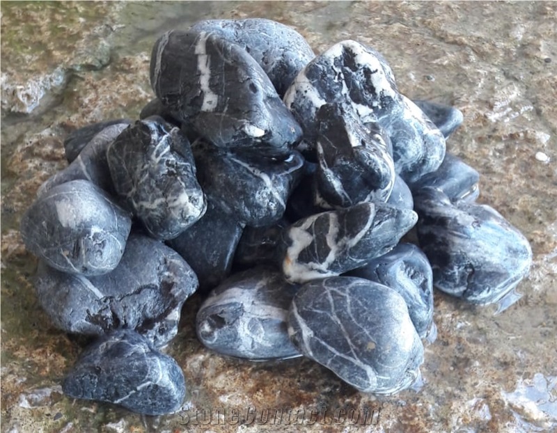 Black Stone Pebbles & Gravels, on Sale Now!
