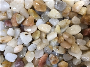 Efes Quartz Stone Flouray Tumbled Pebbles,Gravels