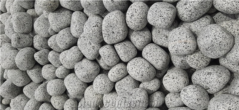 Grey Granite Pebbles, Flouray Granite Balls