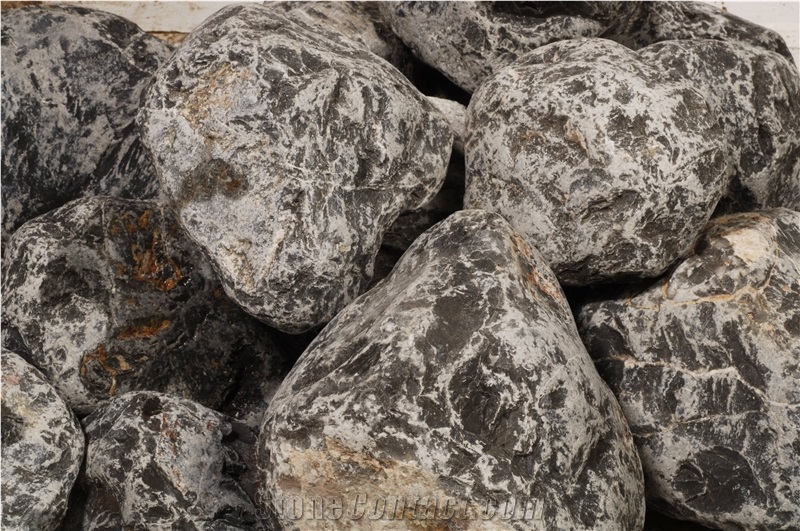 Silver Line Pebbles, Flouray Natural Stone