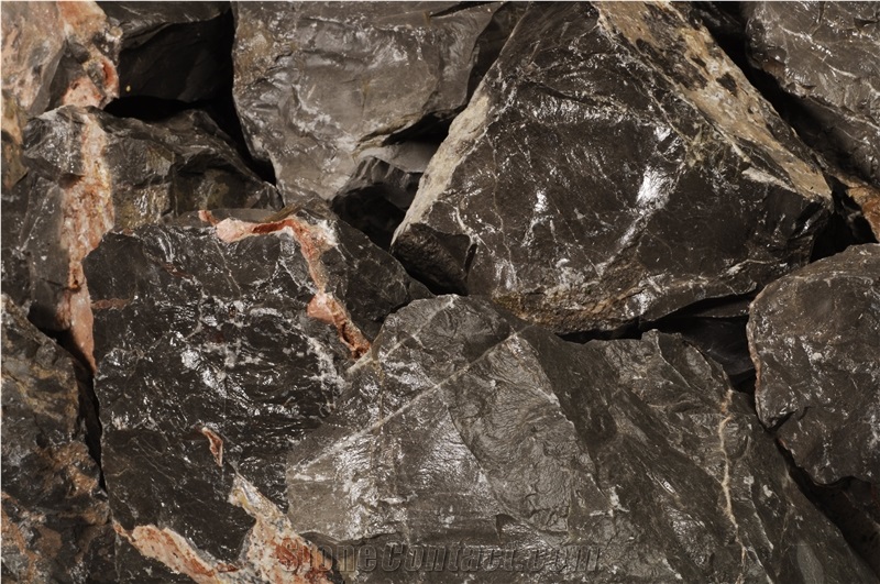 Silver Line Pebbles, Flouray Natural Stone