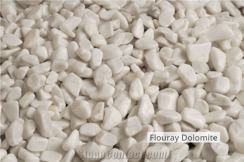 White Marble Gravels, Flouray Dolomite Pebbles