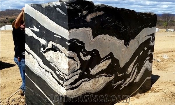 Brazil Copacabana Granite Black Polished Big Slabs