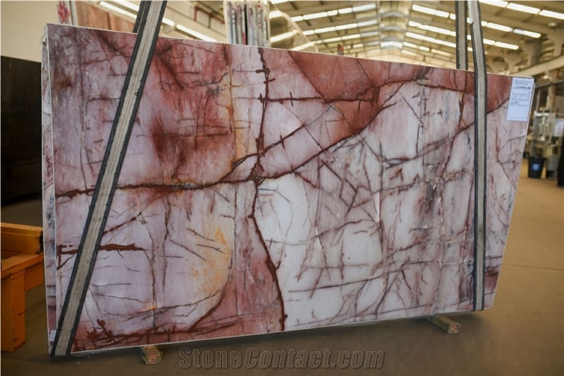 Brazil Crystal Pink Quartzite Polished Tiles&Slabs