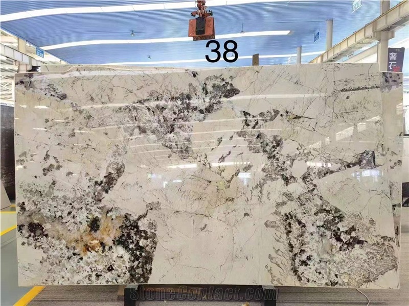 Brazil Pandora White Quartzite Polished Big Slabs
