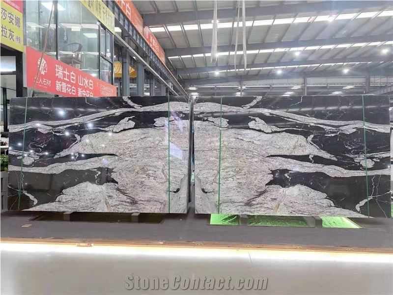 Brazil Swift Horse Black Quartzite Polished Slabs