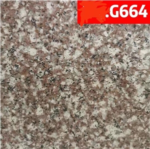 China G681 Granite Light Red Flamed Tiles & Slabs