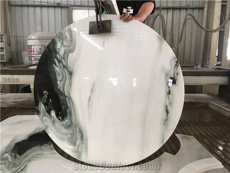 China Panda White Marble Polished Kitchen Worktops