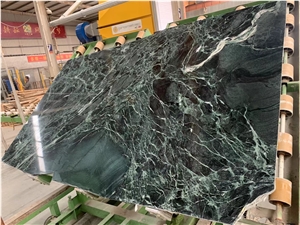 Italy Green Marble Polished Kitchen Countertops