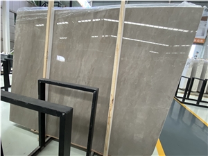 Caesar Grey Marble Slab Tile Wall Step Floor Project
