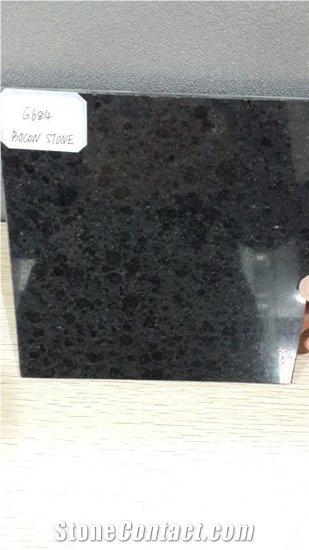 G684 Black Pearl China Black Slab Tile