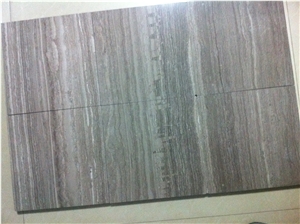 Grey Wood Grain Marble Floor Wall Tile Slab