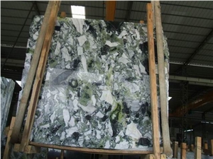 Ice Jade Chinese Green Marble Slab Tile Wall Floor Project