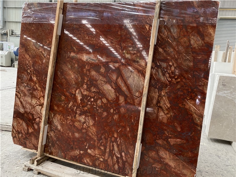 Rosso Damasco Marble Floor Wall Slabs Tiles