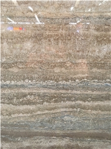 Silver Travetine Floor Wall Slabs Tile Project