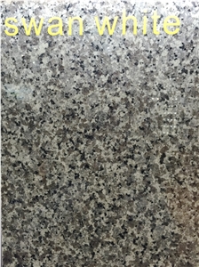 Swan White Granite Kitchentop Slab Tile Polished