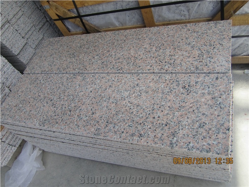 Yuexi Pink Hemp Granite for Wall Tile
