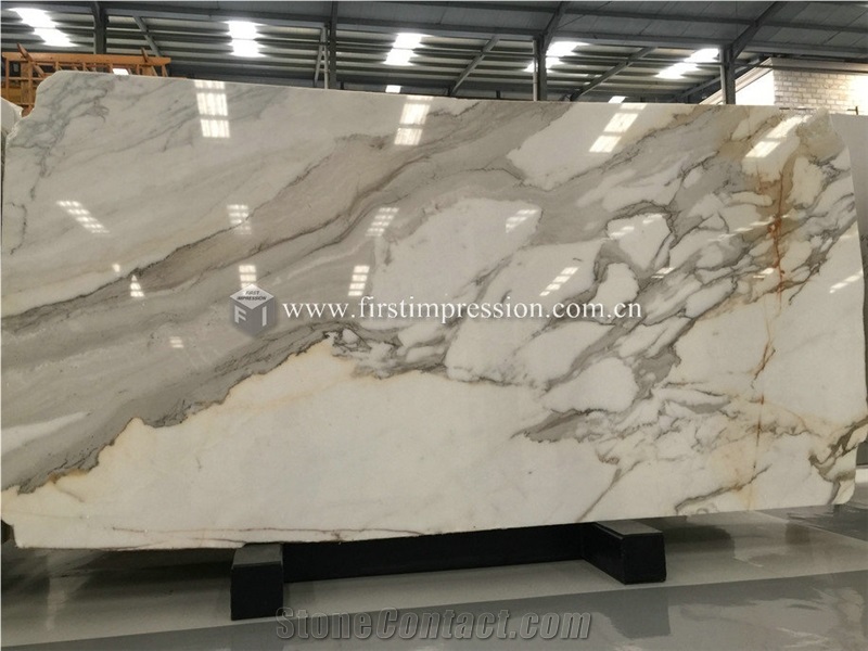 Famous Italy Calacatta Gold Marble Slabs,Tiles
