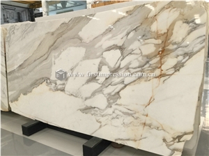 Italy Calacatta Gold Marble Slab,Tile for Interior