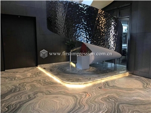 Luxury Cloudy Grey Marble Slabs,Tiles for Stairs