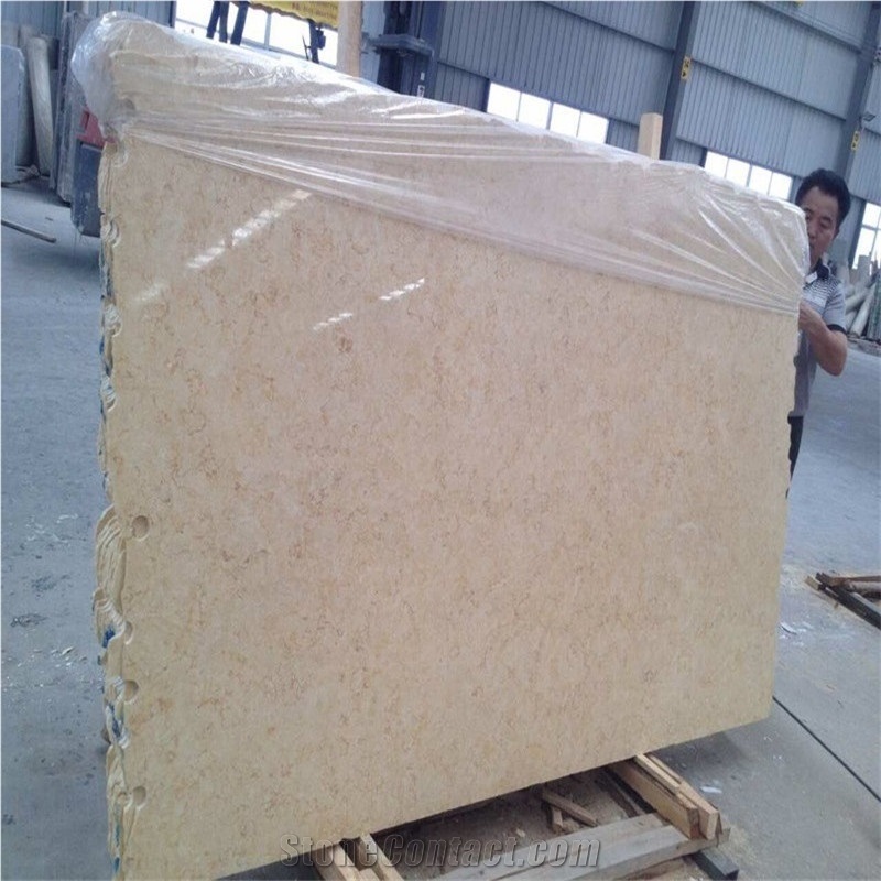 Galala Beige Marble Price For Polished Slabs Tiles