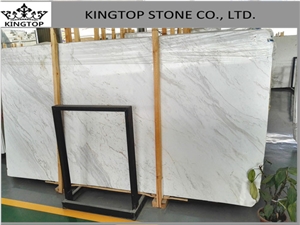Greece Natural Stone Quarry Volakas Spider White Marble Tile