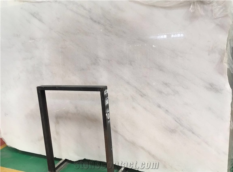 Guangxi White Marble Polished Slabs Bright