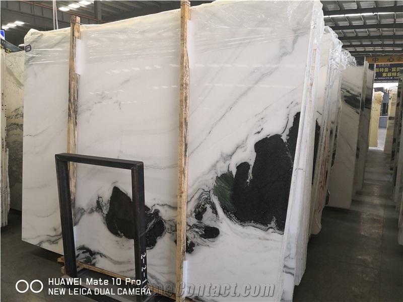 China Chinese White Panda Marble Slabs Wall Floor Tiles