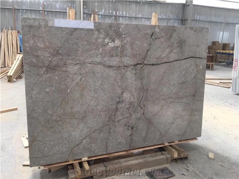 New in ! Amazon Jungle Normandy Grey Marble Slabs