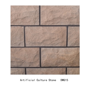 Pink Dmg-15 Artificial Culture Stone Panels