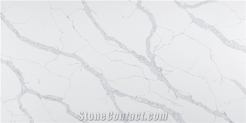 K9912 Crystal White Sparkling Quartz Stone Slabs