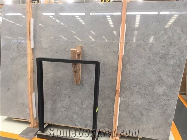 China Moon Grey Marble Slab Tile Step Wall Floor Project