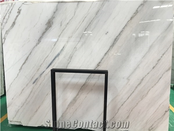 Guangxi White Marble Slab Tile Wall Floor Project