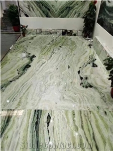 Raggio Verde Marble Polished Wall Floor Step Slab Tile
