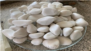 Marble Pebble Stone, White Pebble Stone or River Stone