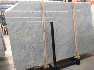 Carrara White Marble Slab Tile Wall Floor Step Project