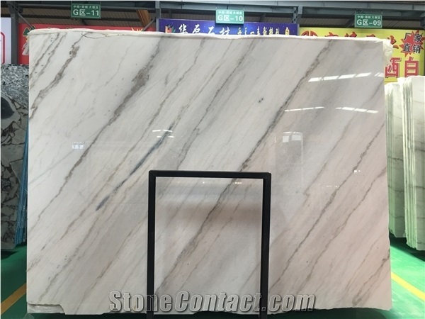 Guangxi White Marble Slab Tile Wall Floor Step