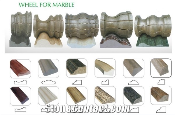 Electroplated Profile Wheel Marble Edge Profiling Customized