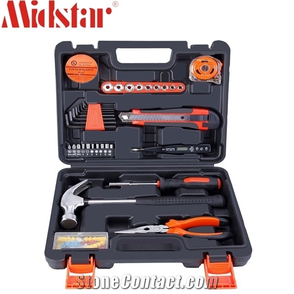 Midstar 36pcs Portable Tool Case Household Tool Kit